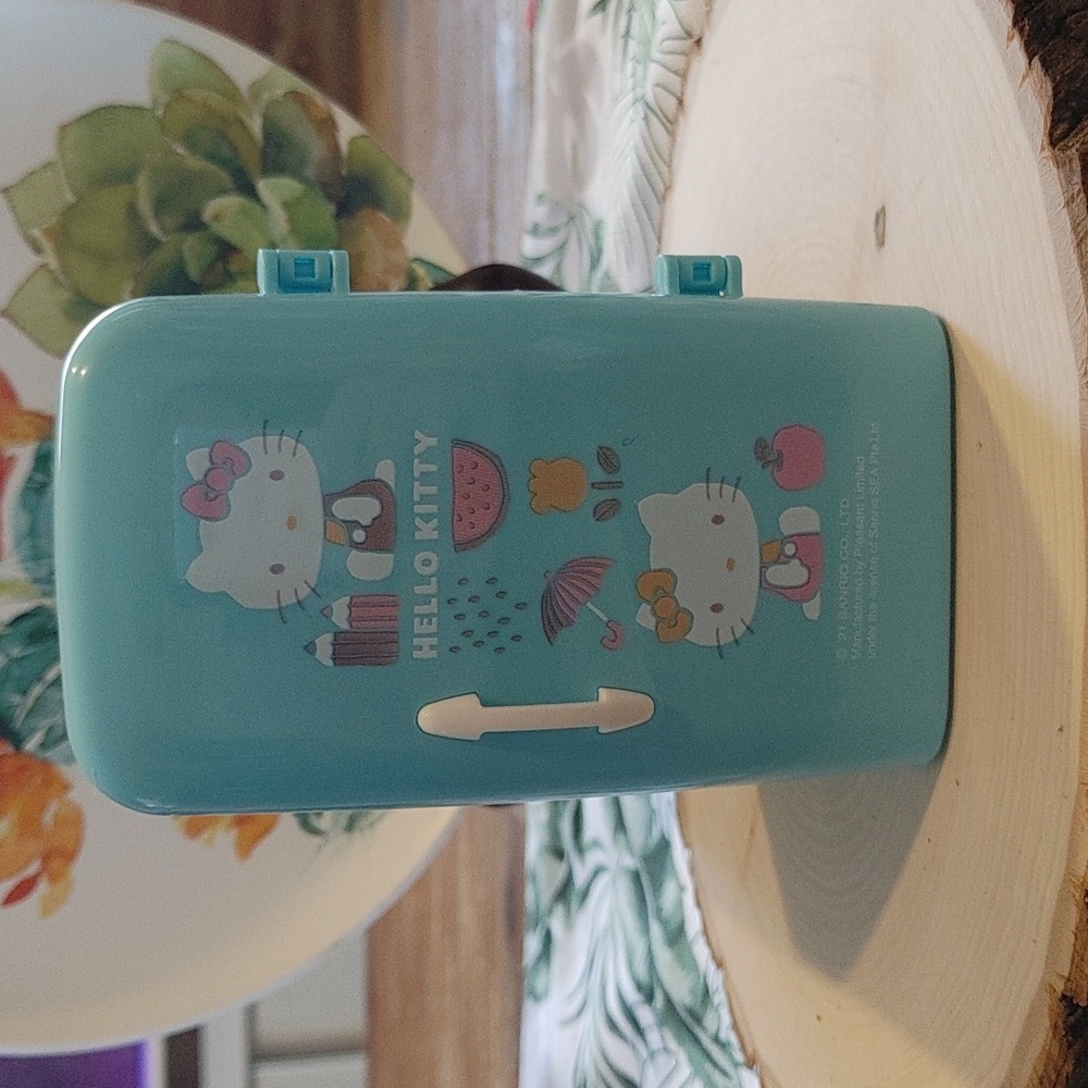Hello Kitty Multi-purpose Storage Organizer -Blue NWOT